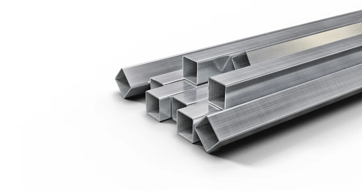 Aluminium-Vierkantprofile als Rohmaterial für den Gestellbau